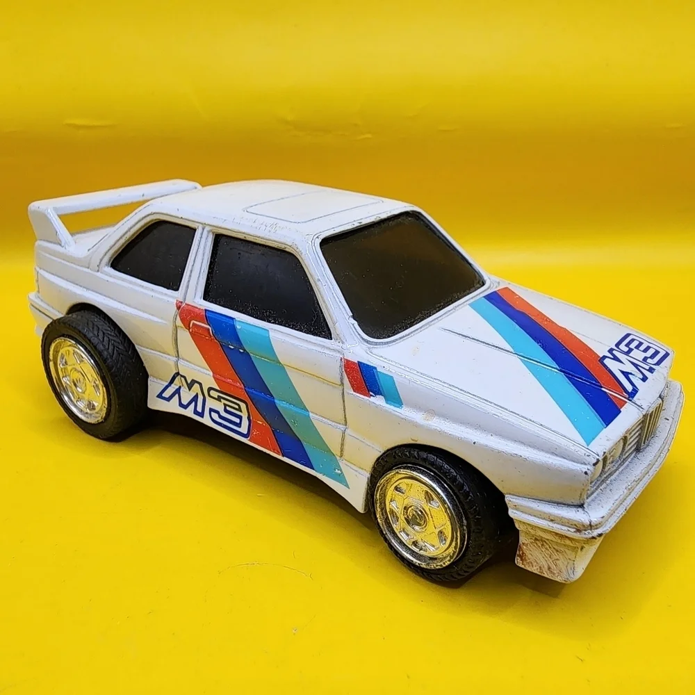 1988 Mattel BMW M3 Pullback Car Diecast - *Front Wheels Bent